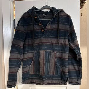O’Neill Flannel Hoodie Men’s Small